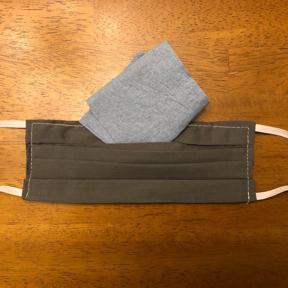 Facemask, Adult size, pocket for filter